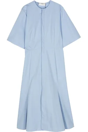 Ami Ausgestelltes Popeline-Hemdkleid