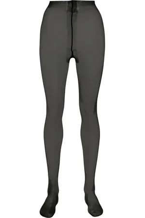 MAISON CLOSE Satin-Strumpfhose mit hohem Bund