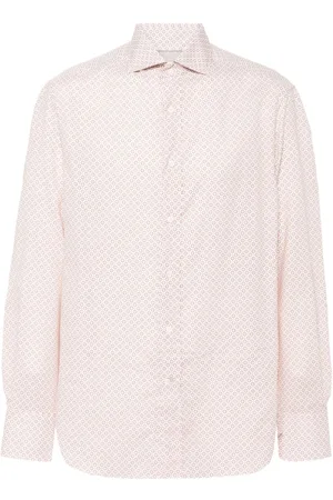 Brunello Cucinelli Hemd mit grafischem Print