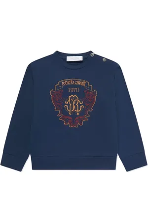 Roberto Cavalli Sweatshirt mit Logo-Stickerei