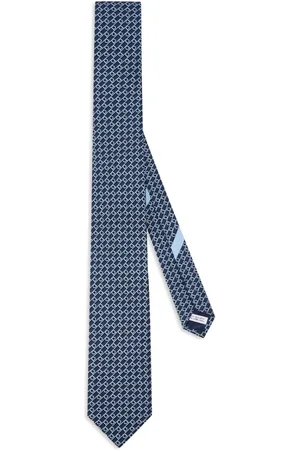 Salvatore Ferragamo Seidenkrawatte mit Gancini-Print