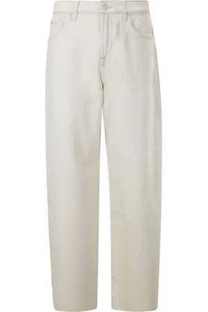 7 for all Mankind Halbhohe Straight-Leg-Jeans