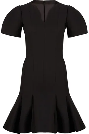 Nina Ricci Wollkleid mit Schößchen