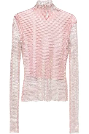 Sportmax Oberteil im Layering-Look mit Pailletten