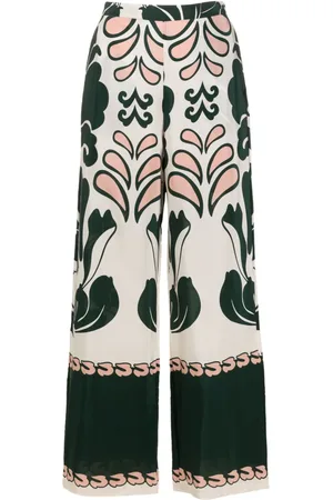 Adriana Degreas Schlaghose mit grafischem Print