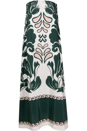 Adriana Degreas Kleid aus Seide mit Print