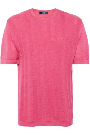 Kiton T-Shirt aus geripptem Strick