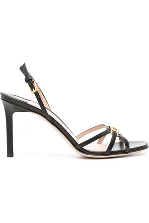 Tom Ford Sandalen mit Logo-Schild 90mm
