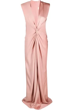 Max Mara Maxikleid mit Satin-Finish