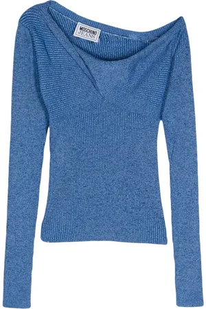 Moschino Geripptes Strickoberteil