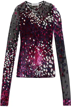 Lanvin Semi-transparentes Oberteil