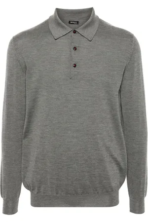 Kiton Fein gestricktes Poloshirt
