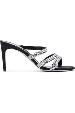 RENE CAOVILLA Sandalen aus Satin 80mm