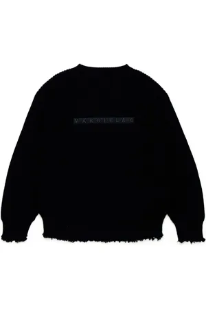 Maison Margiela Bestickter Pullover mit Rundhalsausschnitt