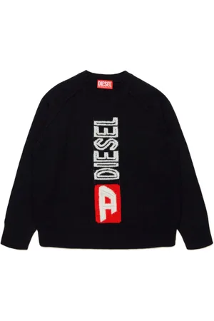 Diesel T-Shirt mit Intarsien-Logo