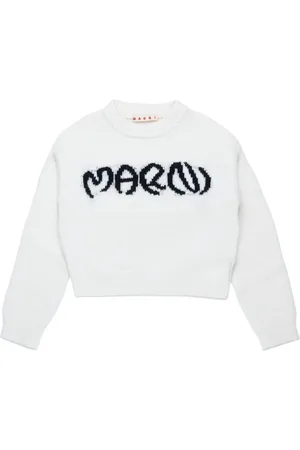 Marni Intarsien-Pullover mit Logo