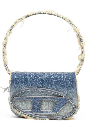 Diesel 1DR Schultertasche im Jeans-Look
