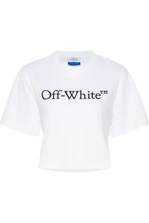 OFF-WHITE Cropped-T-Shirt mit Logo-Print