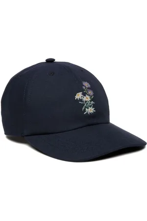 Bally Baseballkappe mit Blumenstickerei