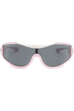 VERSACE Medusa Medallion Sonnenbrille mit Shield-Gestell