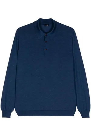 Kiton Fein gestricktes Poloshirt