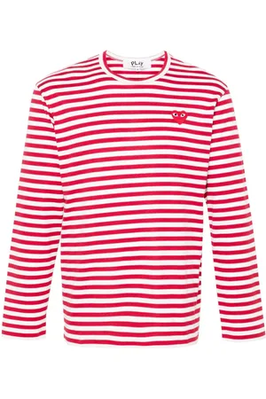 Comme des Garçons Gestreiftes T-Shirt