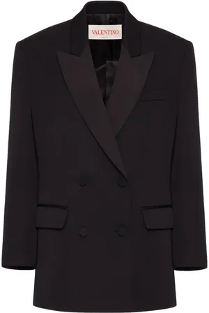 VALENTINO GARAVANI Doppelreihiger Grisaille Blazer