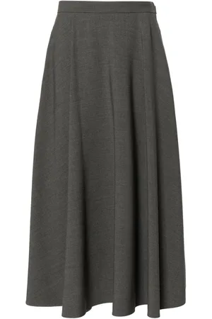 VALENTINO GARAVANI Midirock in A-Linie mit VLogo