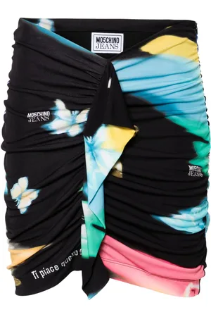 Moschino Minirock mit Schmetterlings-Print