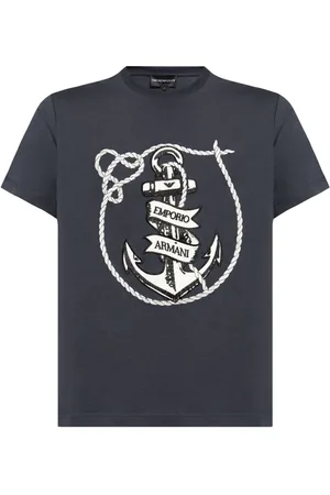 Emporio Armani ASV T-Shirt mit Stickerei