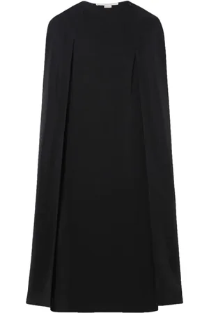 Stella McCartney Langärmeliges Cape-Kleid