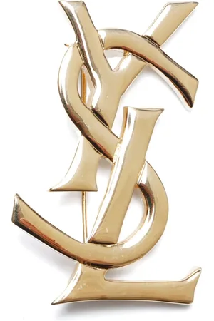 Saint Laurent Brosche mit Logo