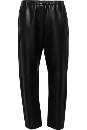 FORTE FORTE Tapered-Hose aus Leder