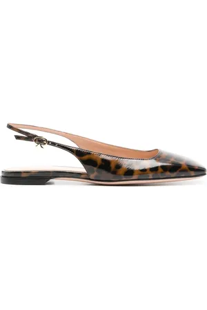 Gianvito Rossi Ballerinas mit Leoparden-Print