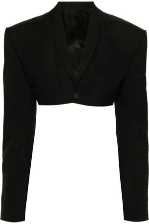 Rick Owens Tatlin Cropped-Blazer mit Riemendetail