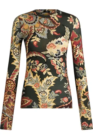 Etro Jerseyoberteil mit Paisley-Print