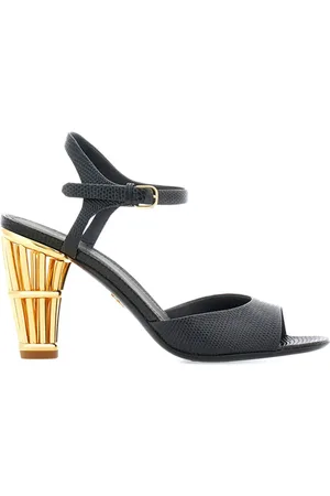 Salvatore Ferragamo Cage Sandalen aus Leder 85mm