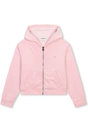 Sonia Rykiel Enfant Hoodie mit Strass-Logo