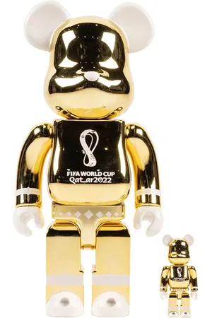 MEDICOM TOY X FIFA World Cup Qatar 2022 BE@RBRICK 100% und 400% Figuren-Set