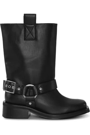 Ganni Stiefel mit Schnalle