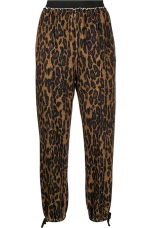 UNDERCOVER Hose mit Leoparden-Intarsie