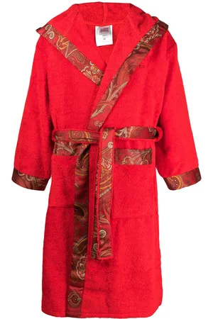 Etro Bademantel mit Paisley-Borten