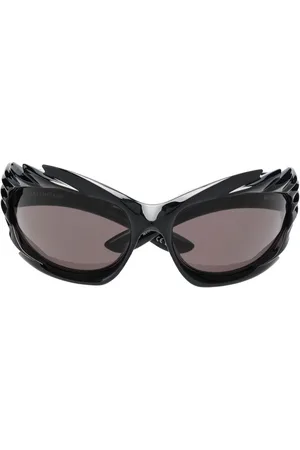 Balenciaga Spike Sonnenbrille im Biker-Look
