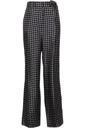 Prada Twill-Hose mit hohem Bund