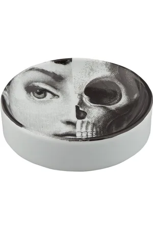 FORNASETTI Aschenbecher mit kontrastierenden Prints