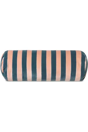 CHRISTINA LUNDSTEEN Bolster Stripe Kissen aus Samt (20cm x 60cm)