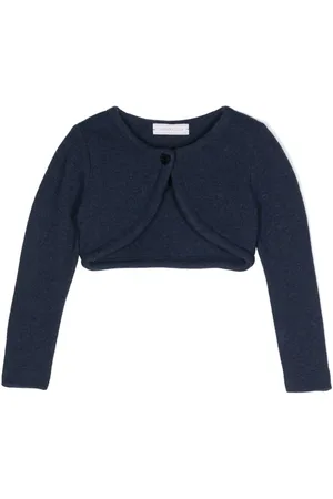 MONNALISA Cropped-Cardigan mit Herzanhänger