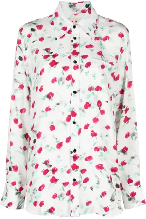 Marni Hemd mit blumigem Print