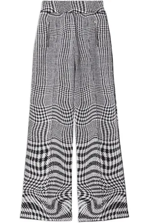 Burberry Hose aus verzerrtem Hahnentritt-Jacquard