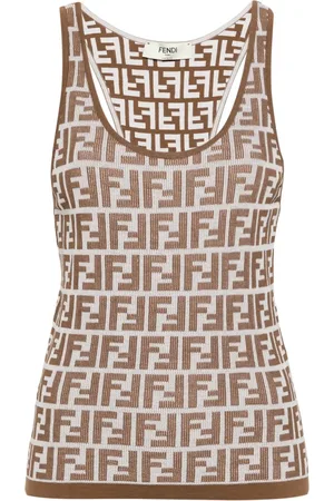 Fendi Gestricktes Oberteil aus FF-Jacquard